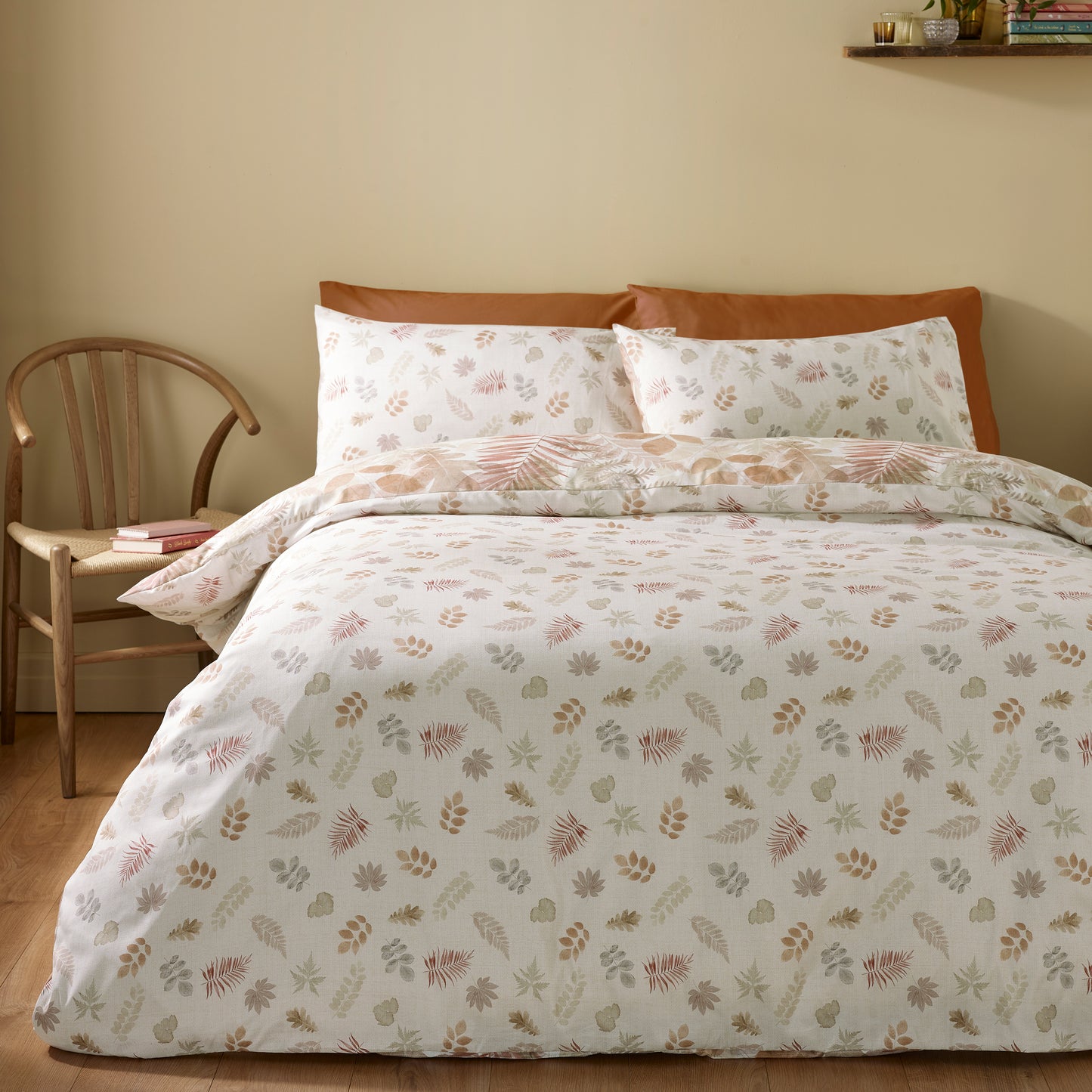 Catherine Lansfield Autumn Leaves Duvet Cover Set