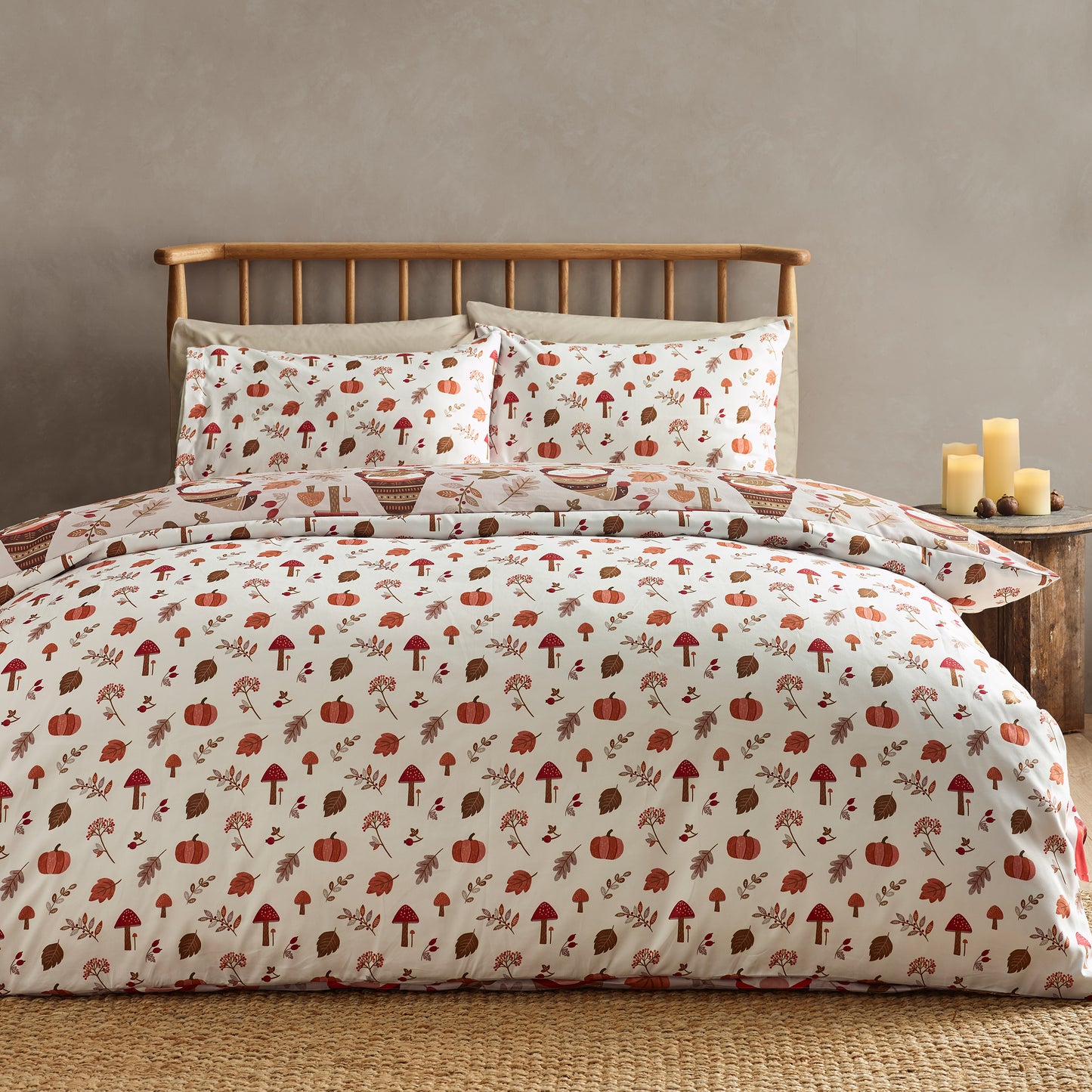 Catherine Lansfield Woodland Gonks Duvet Cover Set