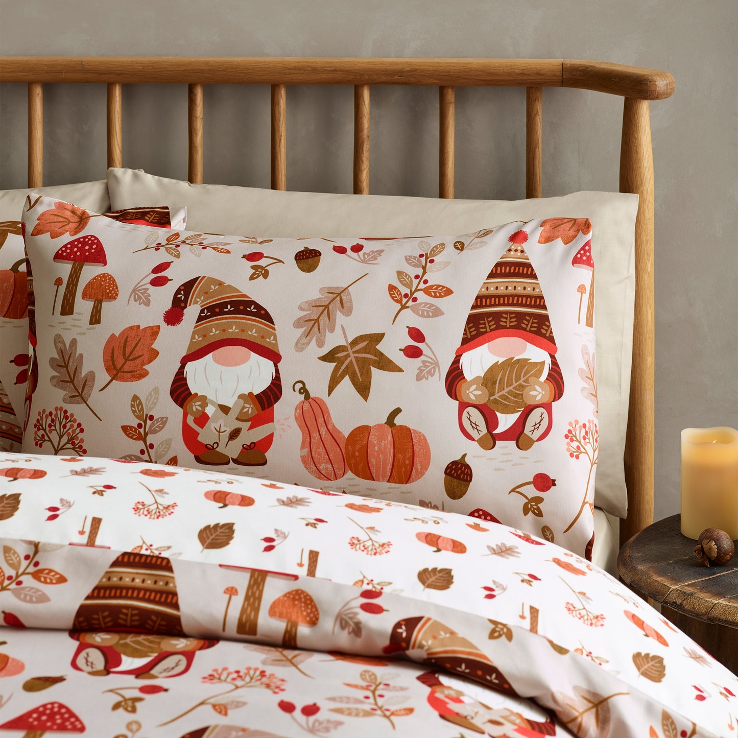 Catherine Lansfield Woodland Gonks Duvet Cover Set