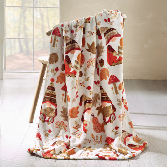 Catherine Lansfield Woodland Gonks Throw