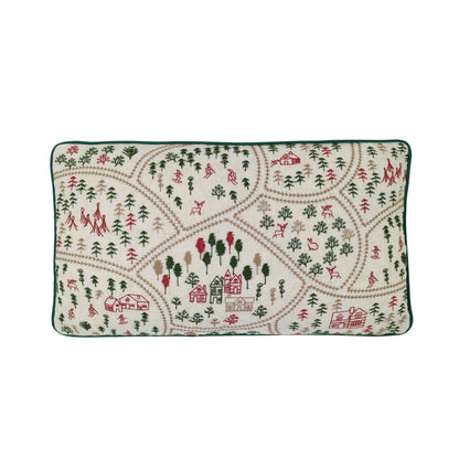 Catherine Lansfield Christmas Ski Village Filled Cushion