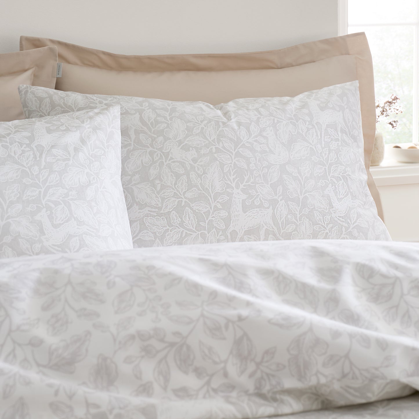 Bianca Woodland Duvet Cover Set - Natural