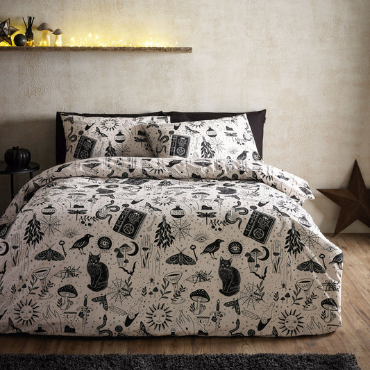 Catherine Lansfield Enchanted Witchcraft Duvet Cover Set