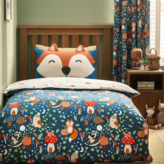 Catherine Lansfield Fox & Woodland Friends Duvet Cover Set