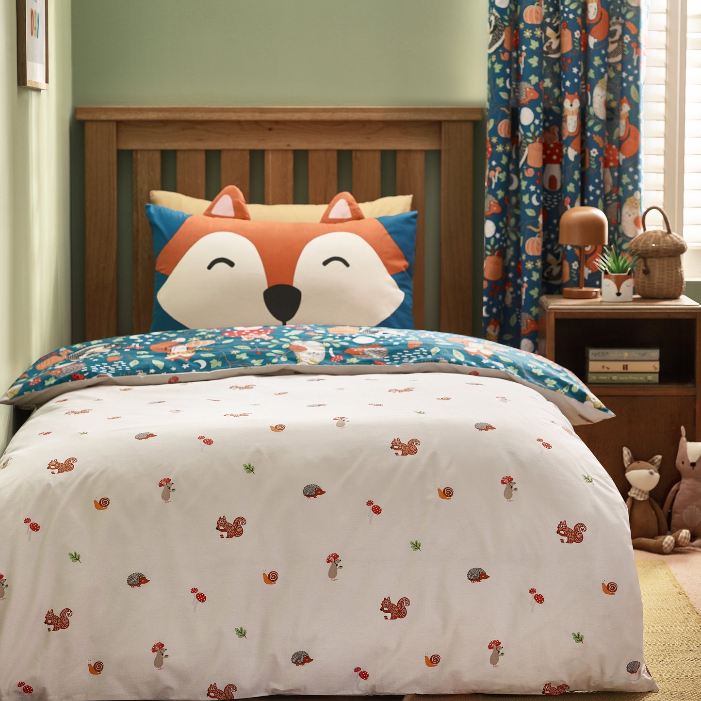 Catherine Lansfield Fox & Woodland Friends Duvet Cover Set