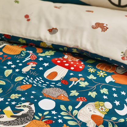 Catherine Lansfield Fox & Woodland Friends Duvet Cover Set