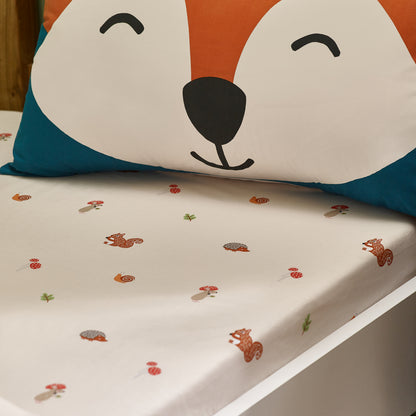 Catherine Lansfield Fox & Woodland Friends Fitted Sheet