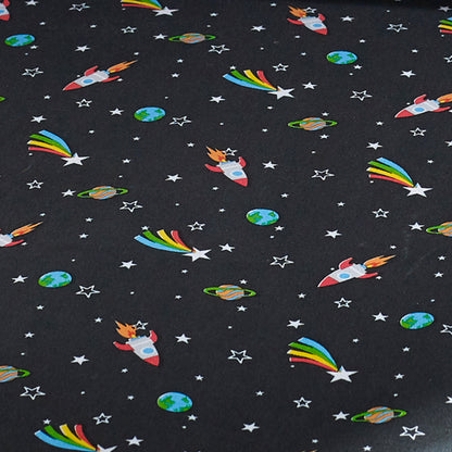 Catherine Lansfield Rainbow Rockets Fitted Sheet