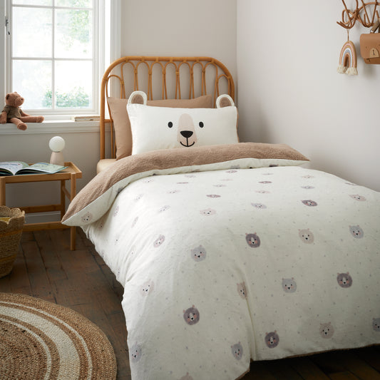 Catherine Lansfield Cosy Bear Duvet Cover Set