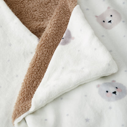 Catherine Lansfield Cosy Bear Hooded Blanket