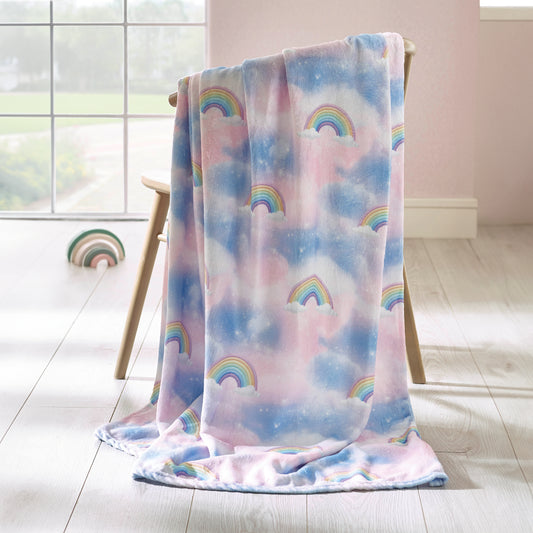 Catherine Lansfield Candy Unicorn Throw