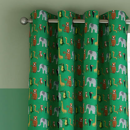 Catherine Lansfield Animal Magic Eyelet Curtains