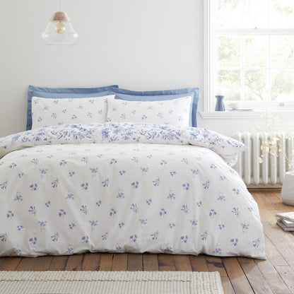 Bianca Thea Floral Duvet Cover Set - Blue
