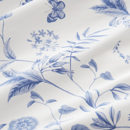 Bianca Thea Floral Duvet Cover Set - Blue