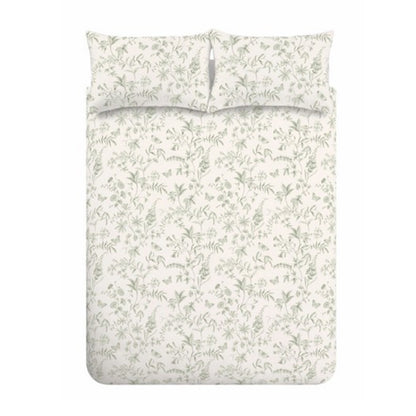 Bianca Thea Floral Duvet Cover Set - Green
