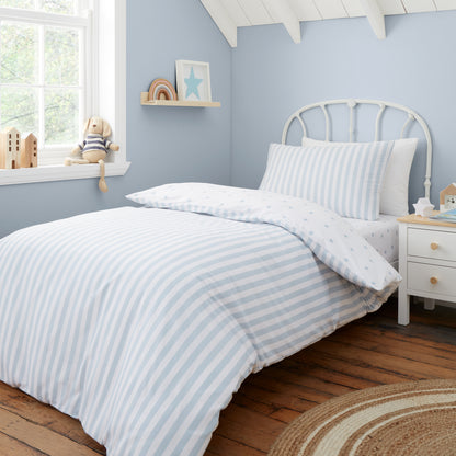 Bianca Mini Stars & Stripes Duvet Cover Set - Blue