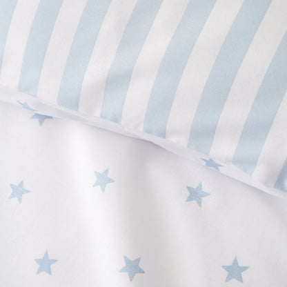 Bianca Mini Stars & Stripes Duvet Cover Set - Blue