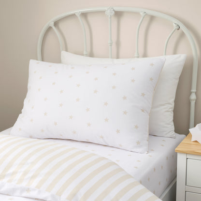 Bianca Mini Stars & Stripes Duvet Cover Set - Natural