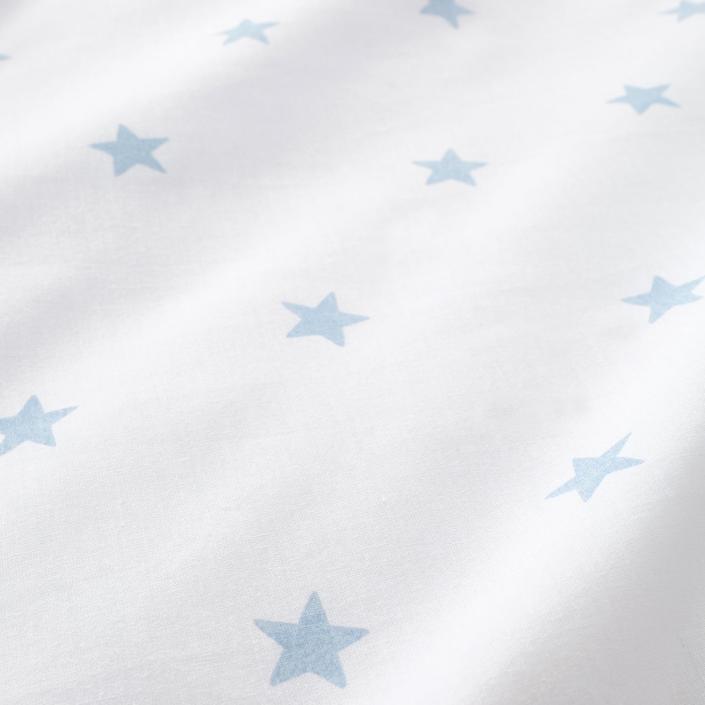 Bianca Mini Stars & Stripes Fitted Sheet - Blue