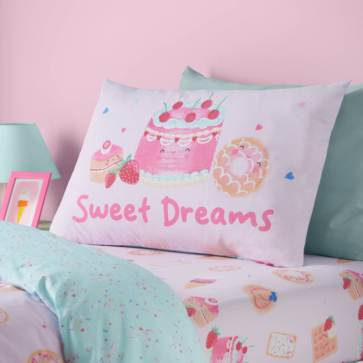 Catherine Lansfield Sweet Treats Duvet Cover Set