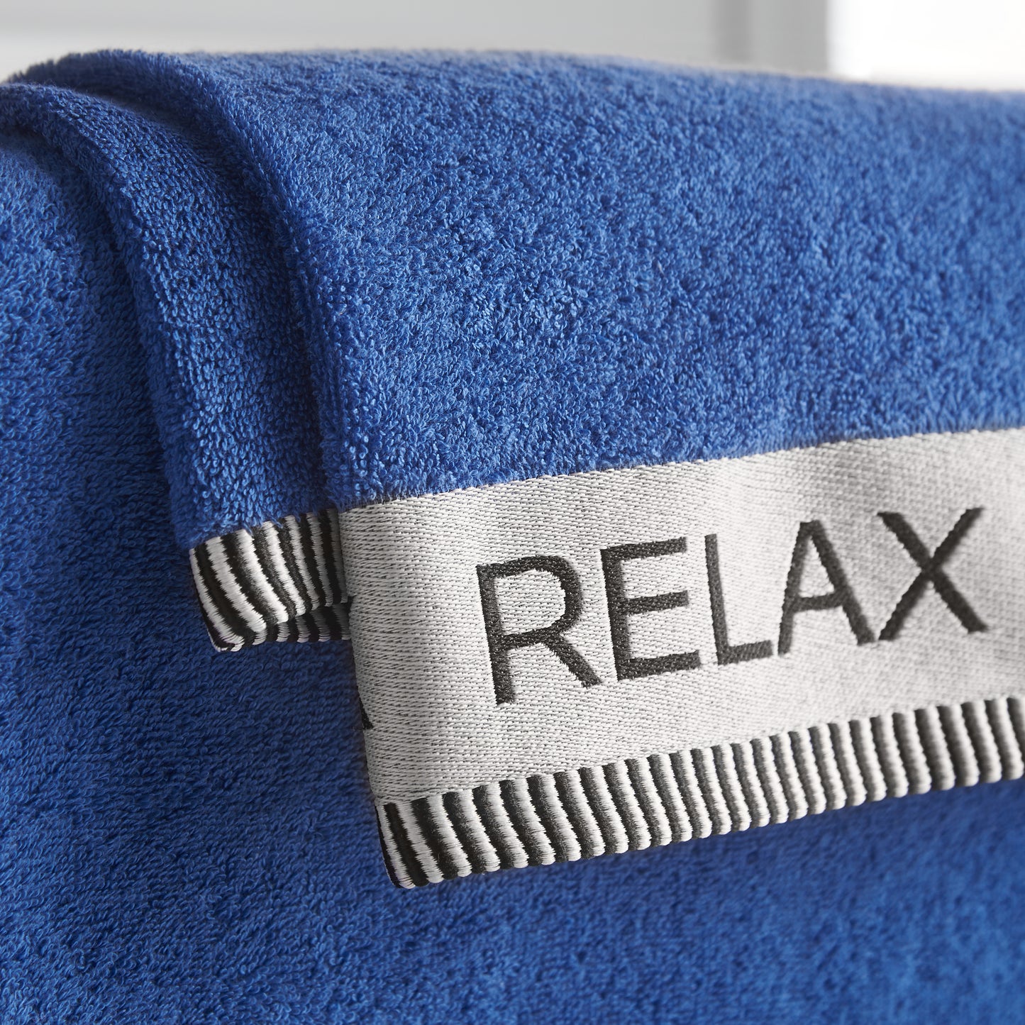 Catherine Lansfield Relax & Unwind Bath Towels - Cobalt Blue