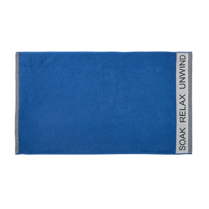 Catherine Lansfield Relax & Unwind Bath Towels - Cobalt Blue