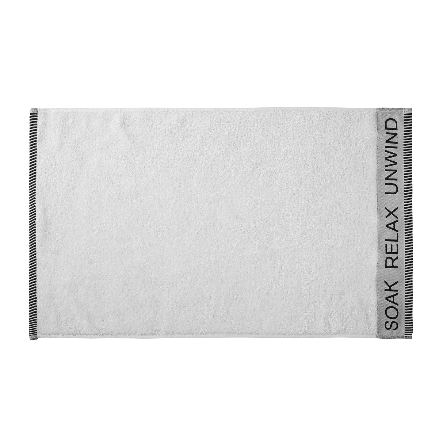 Catherine Lansfield Relax & Unwind Bath Towels - White