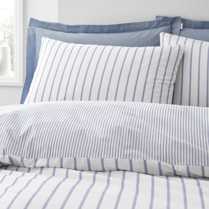 Bianca Hampton Stripe Duvet Cover Set - Blue