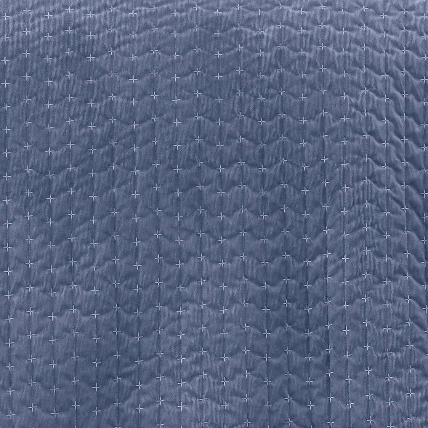 Bianca Attica Velvet Bedspread - Blue