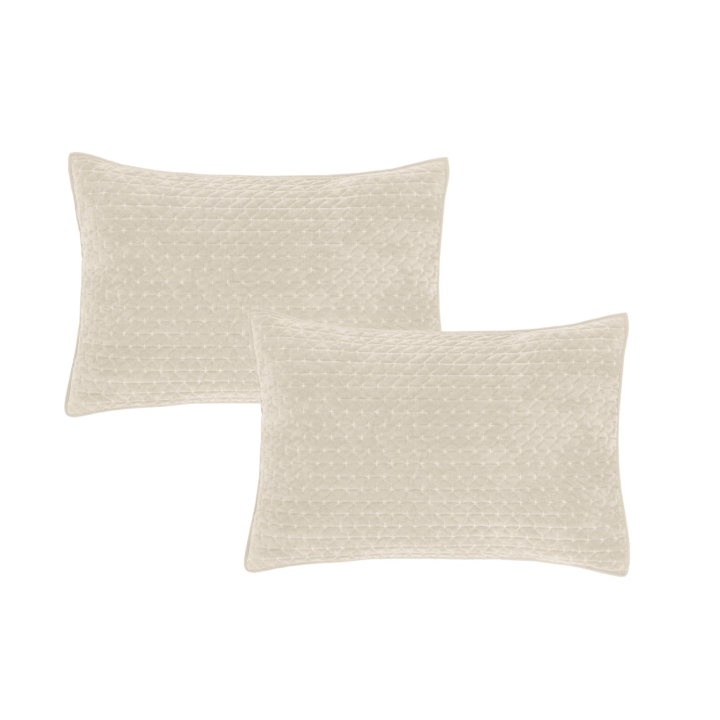 Bianca Attica Velvet Bedspread - Natural