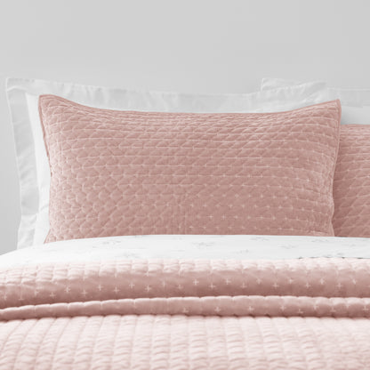 Bianca Attica Velvet Bedspread - Pink
