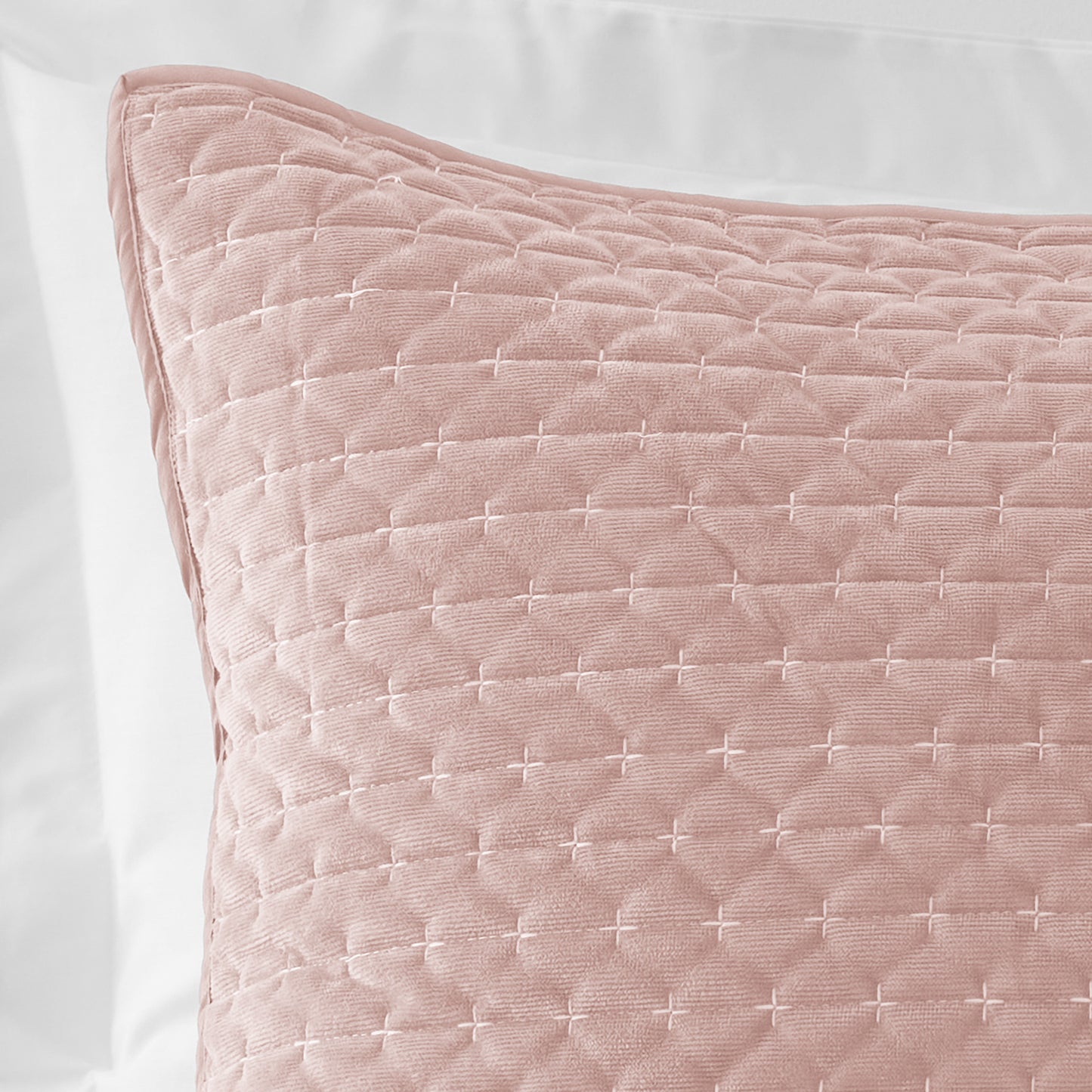 Bianca Attica Velvet Bedspread - Pink