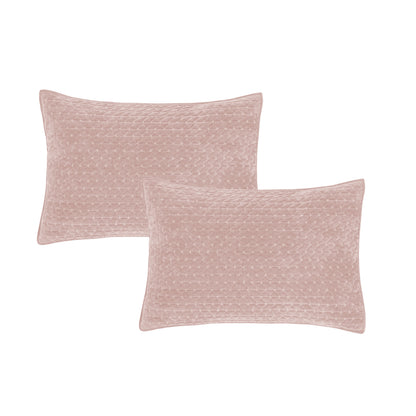 Bianca Attica Velvet Bedspread - Pink