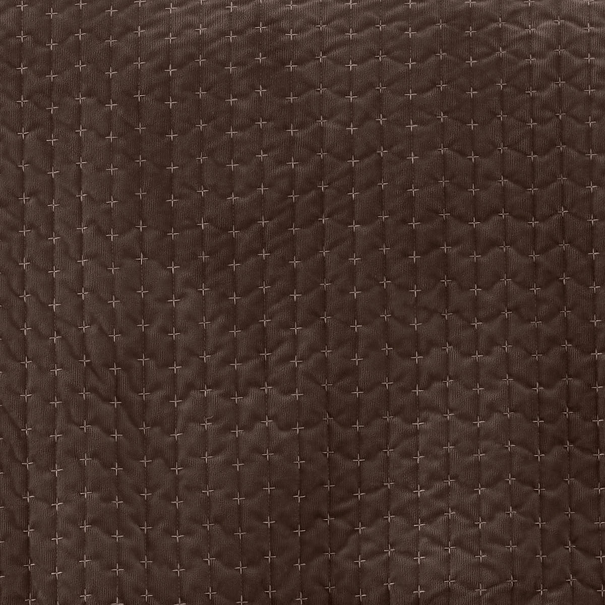 Bianca Attica Velvet Bedspread - Chocolate
