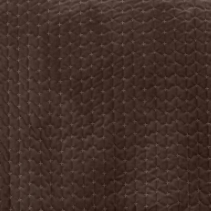 Bianca Attica Velvet Bedspread - Chocolate
