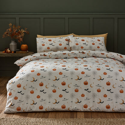 Catherine Lansfield Halloween Highland Cow Duvet Cover Set