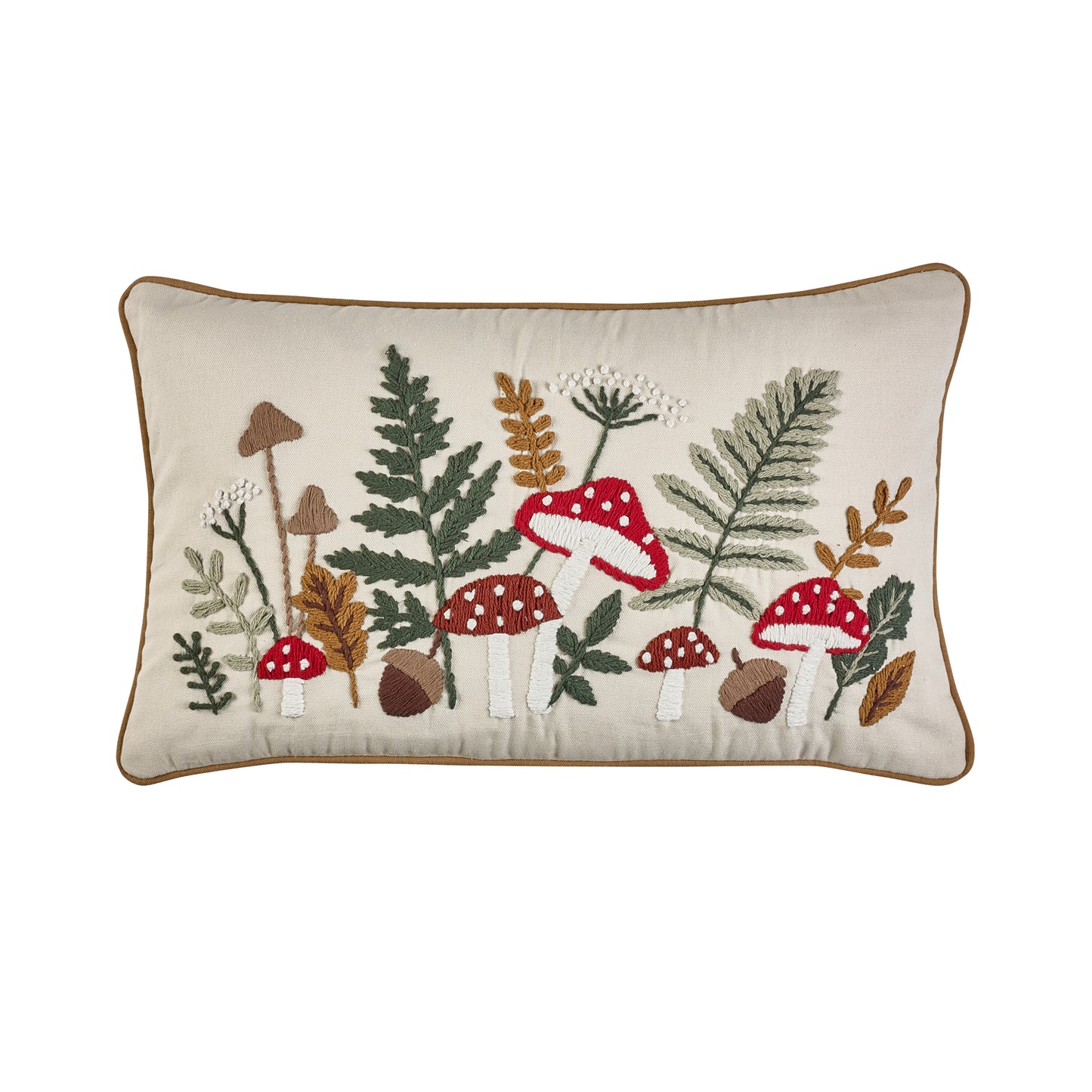 Catherine Lansfield Embroidery Woodland Filled Cushion