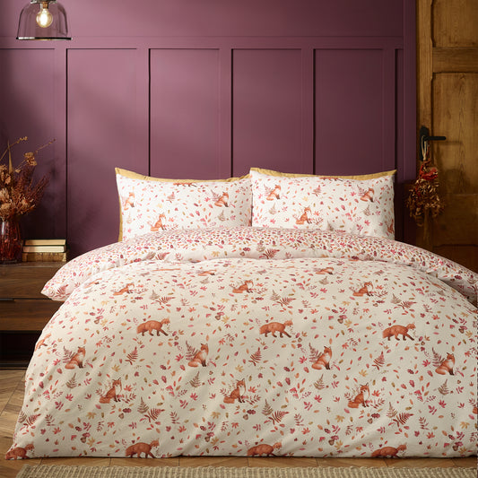 Catherine Lansfield Woodland Fox Duvet Cover Set