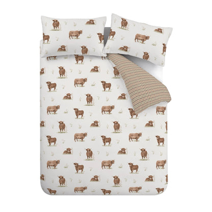 Catherine Lansfield Angus Highland Cow Duvet Cover Set