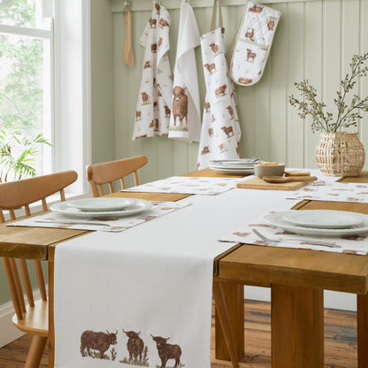 Catherine Lansfield Angus Highland Cow Placemats (Pack of 4)