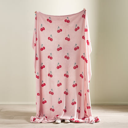 Catherine Lansfield Disco Cherries Throw
