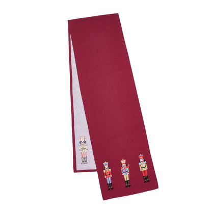 Catherine Lansfield Christmas Nutcracker Table Runner - Plum