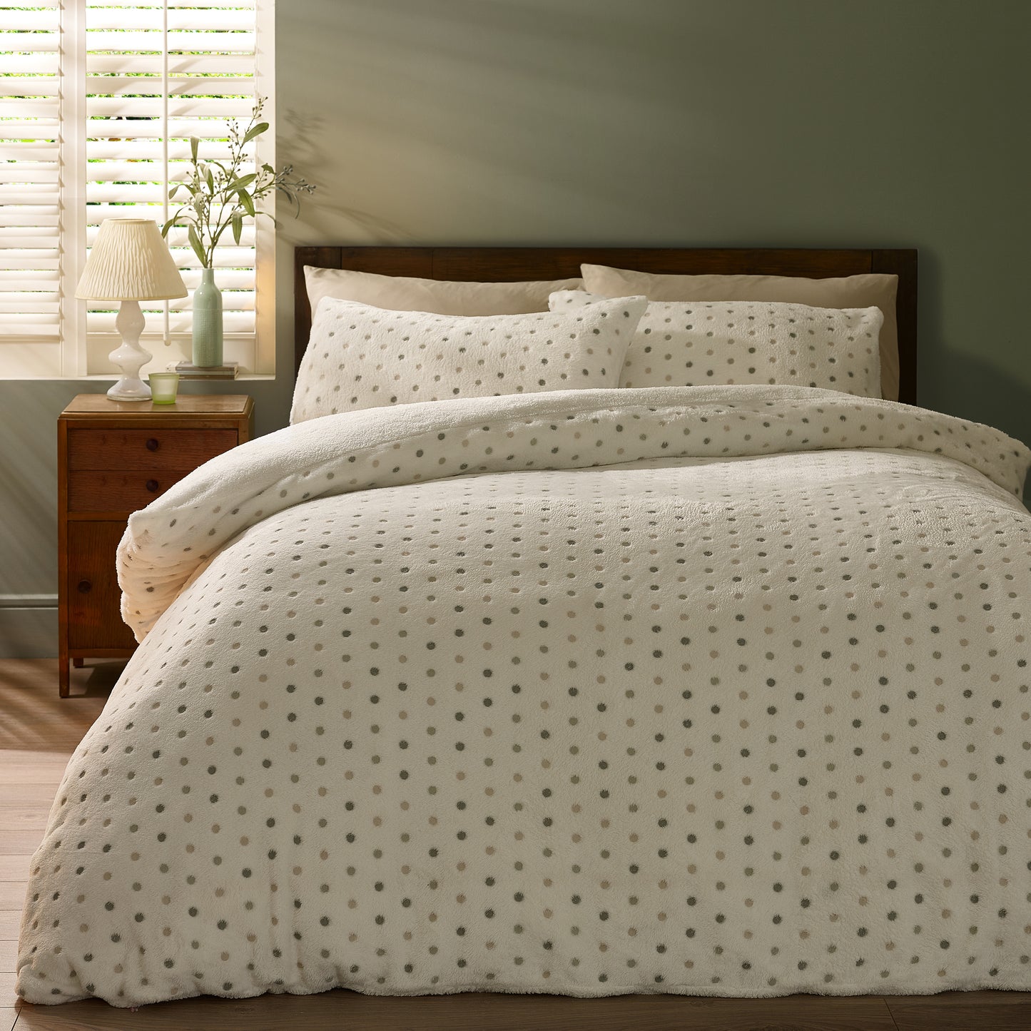 Catherine Lansfield Cosy Spot Duvet Cover Set