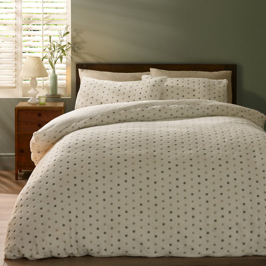 Catherine Lansfield Cosy Spot Duvet Cover Set