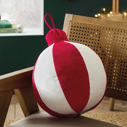 Catherine Lansfield Christmas Bauble 3D Cushion