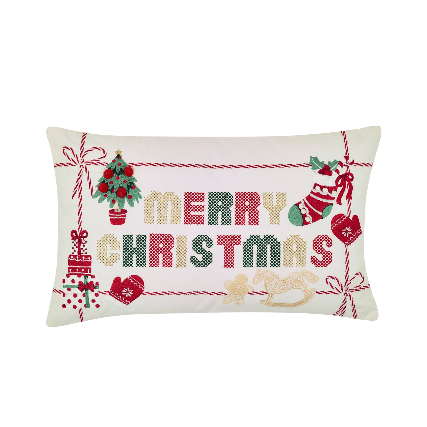Catherine Lansfield Merry Christmas Filled Cushion