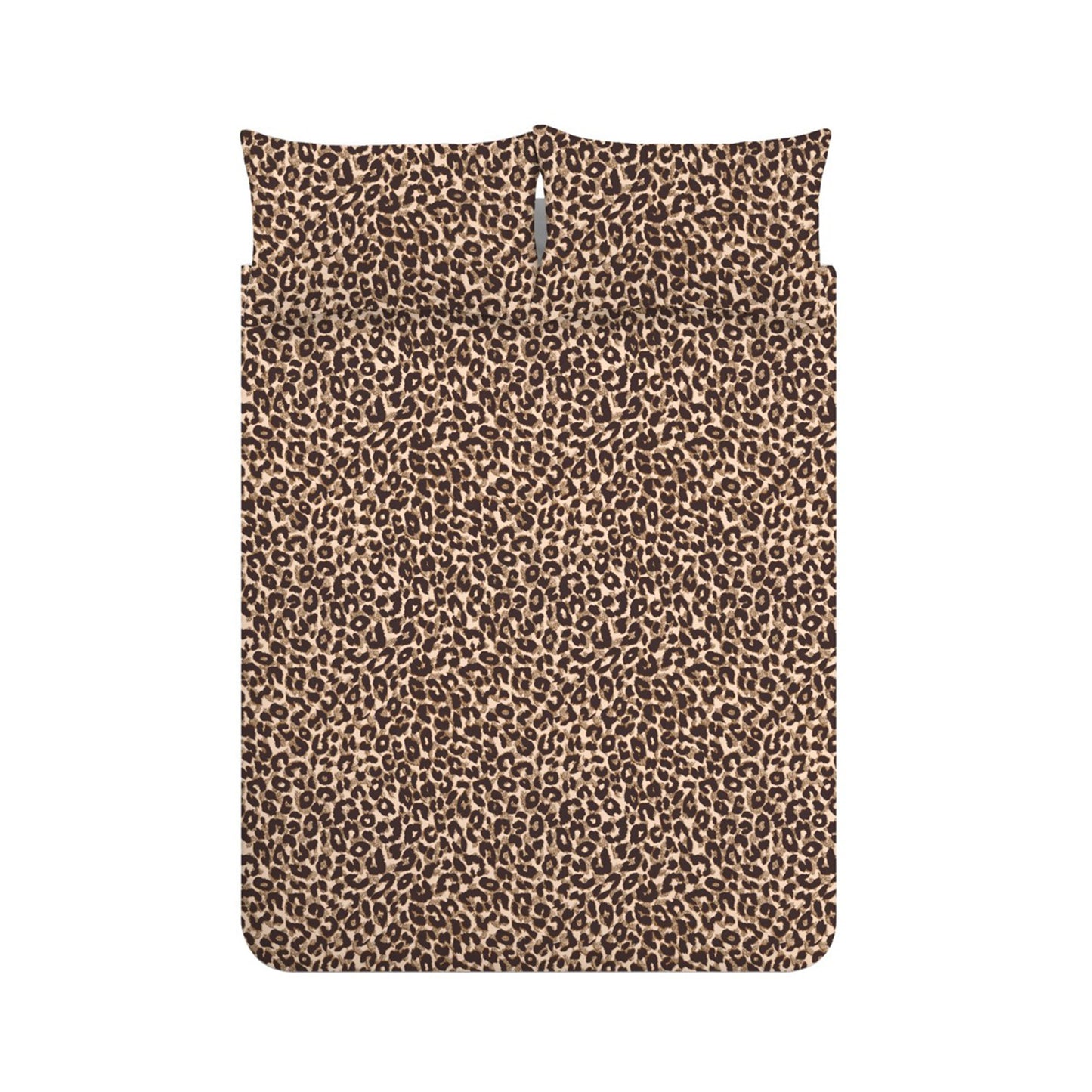 Catherine Lansfield Animal Print Duvet Cover Set - Brown