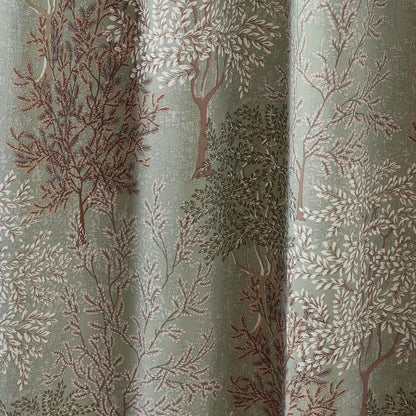 Catherine Lansfield Woodland Trees Pencil Pleat Curtains