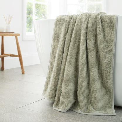 Bianca Soft Zero Twist Spa Bath Towels - Green