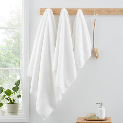 Bianca Soft Zero Twist Spa Bath Towels - White